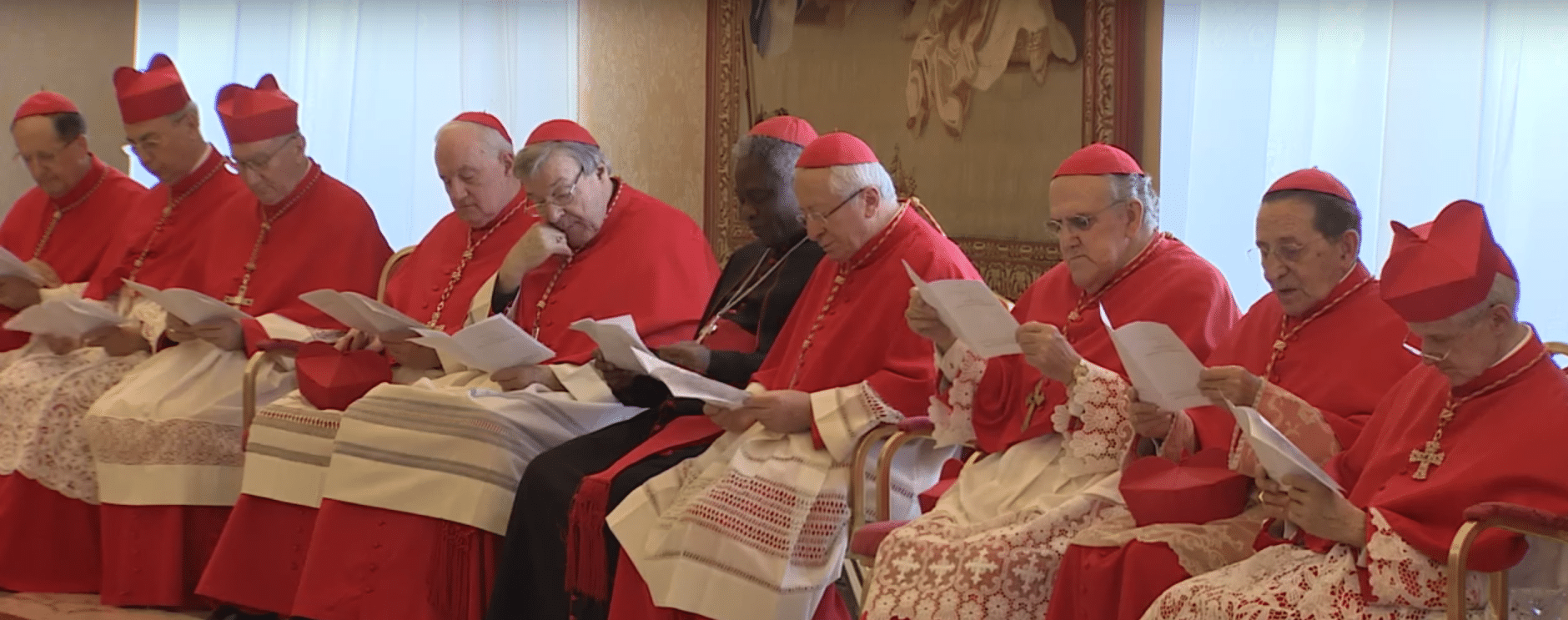 George Pell and fellow Cardinals