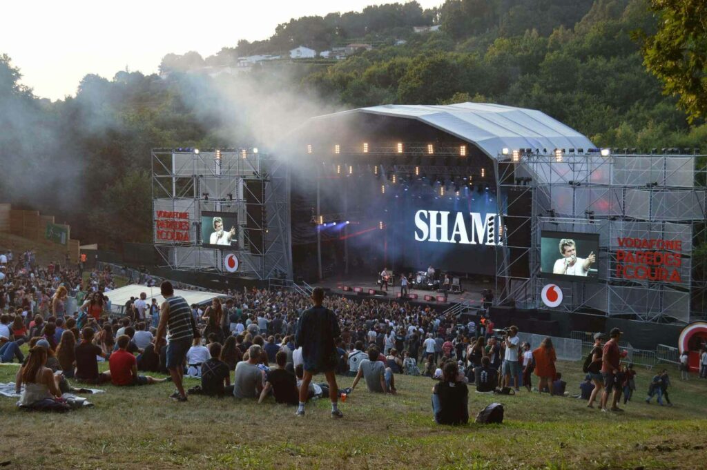 Music festival in the day