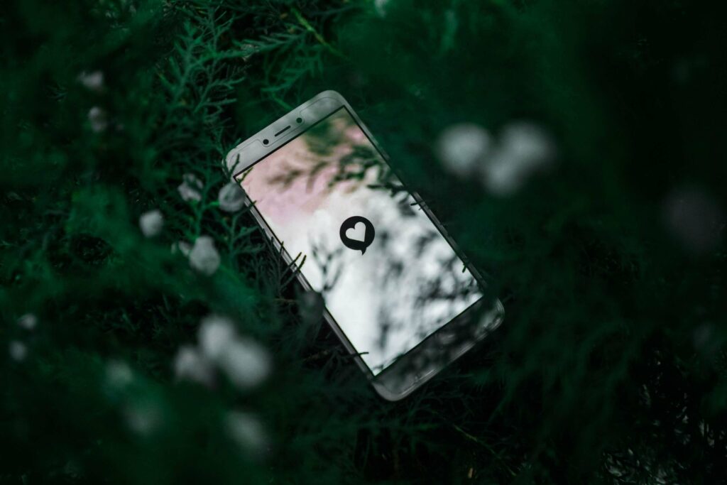 Dating app on phone